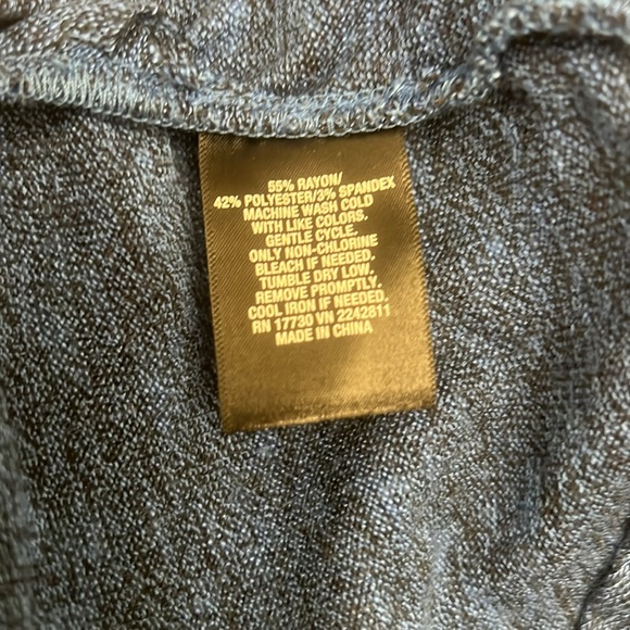 NWT🌷MOSSIMO🌷Blue short sleeve side ruched rayon polyester Spandex knit dress - Picture 3 of 4